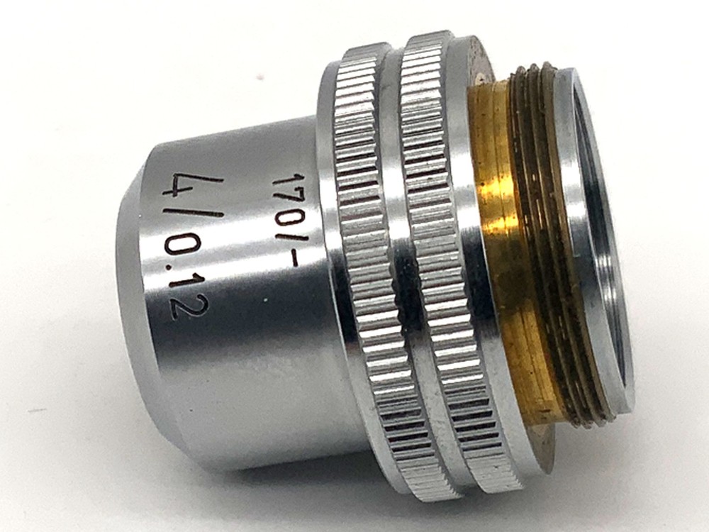 Leitz Wetzlar Leica 4/0.12 170/- RMS Objective Microscope