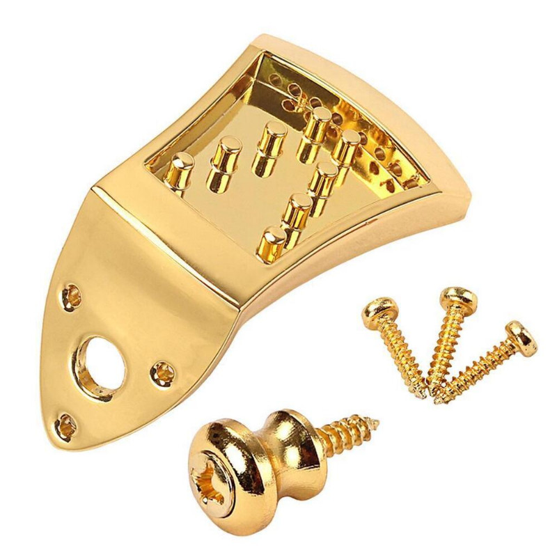 8 String Tailpiece Mandolin Screws Strap Buttons for Mical Instrument 2025