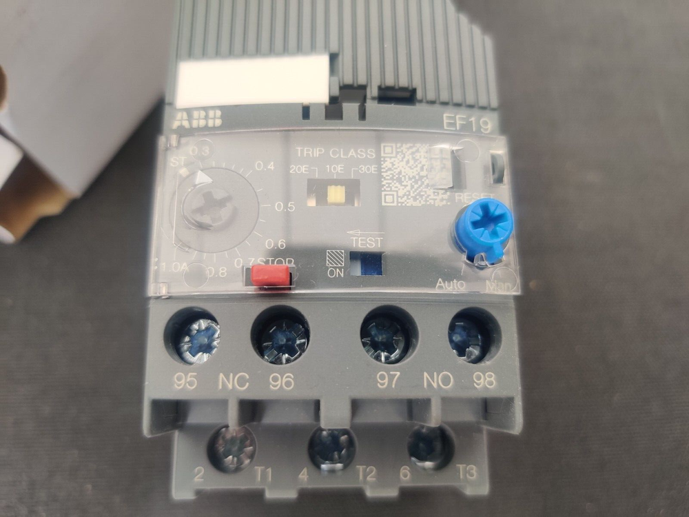 ABB Electronic Overload Relay EF19-1.0 Range 0.3 - 1.00