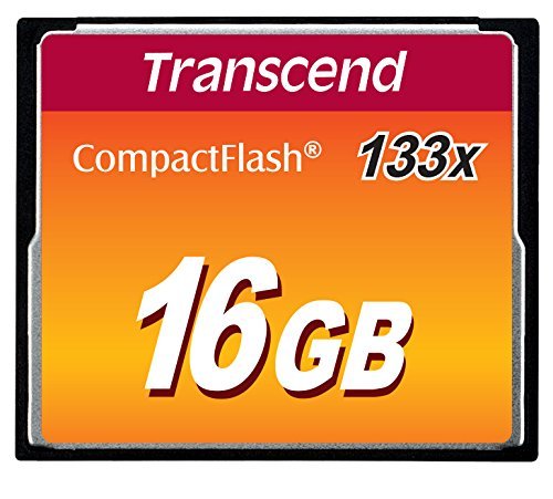 Transcend 16GB 133x Compact Flash 16 GB CF Memory Card