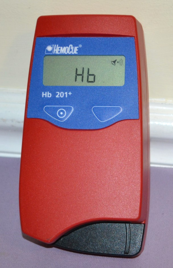 HemoCue Hb 201+ Plus Hemoglobin Blood System Analyzer -- Great Cond