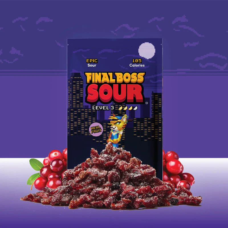 Final Boss Sour | Cranberry | Level 3 (30g) Exotic Snacks
