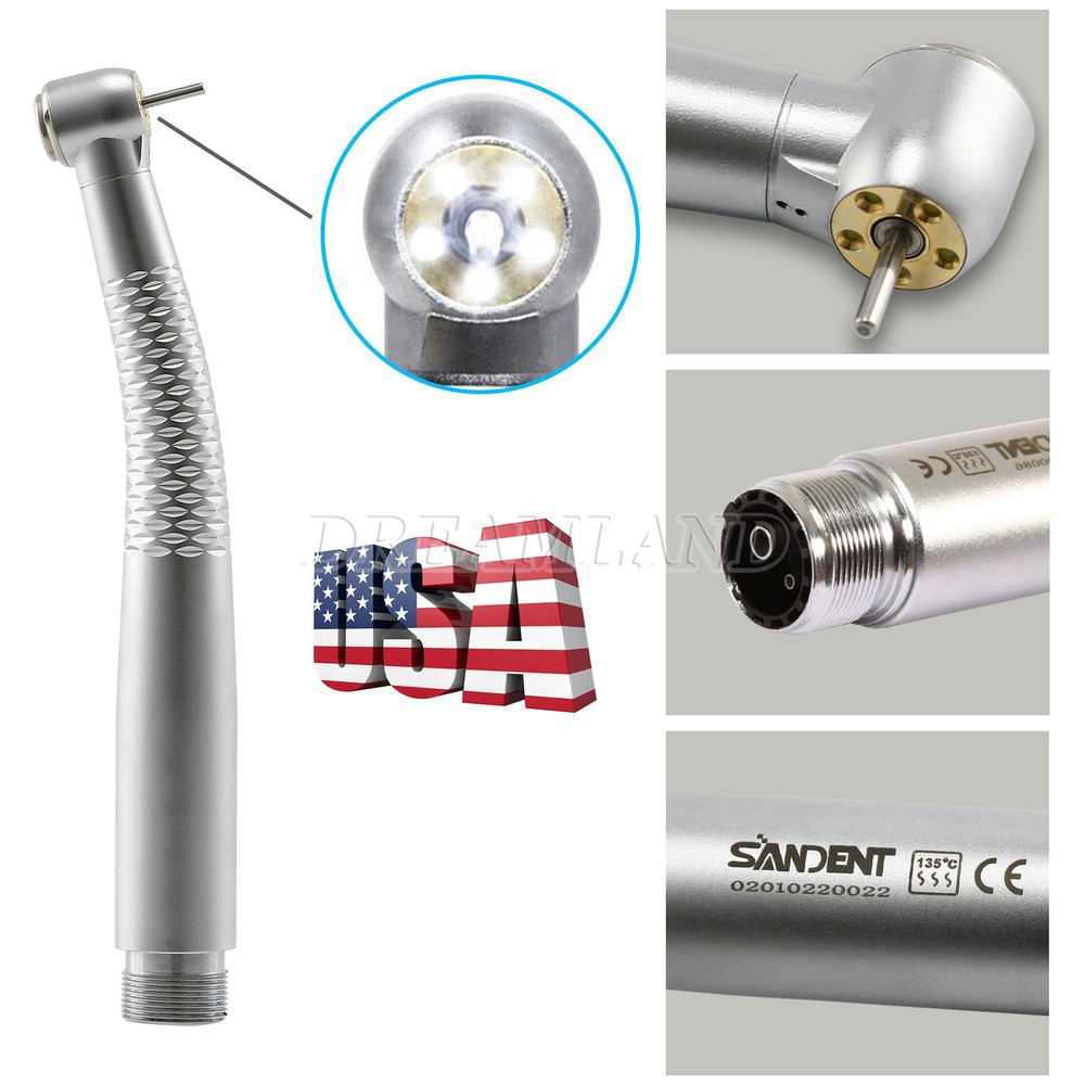 Dental OLED+ 5Light LED E-Generator High Speed Fiber Optic Handpiece 2HOLE/4HOLE