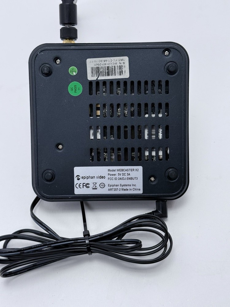 Epiphan Webcaster X2 - Encoder for Facebook, YouTube, etc. *For Parts*