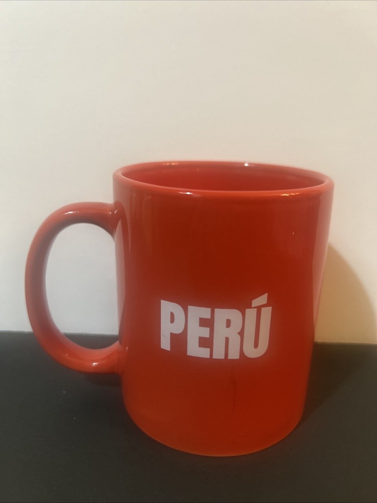Red Peru Souvenir Coffee Cup Mug