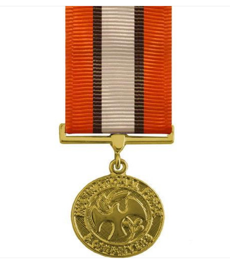 Vanguard FULL SIZE MEDAL: MULTINATIONAL FORCE AND OBSERVER - 24K GOLD PLATED