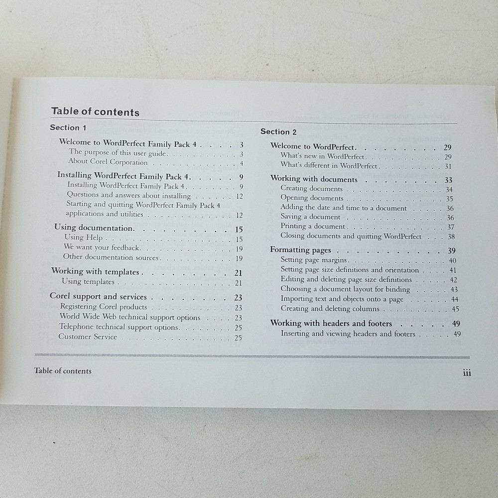 WordPerfect Family Pack 4 User Guide - Home Computing Made Easy