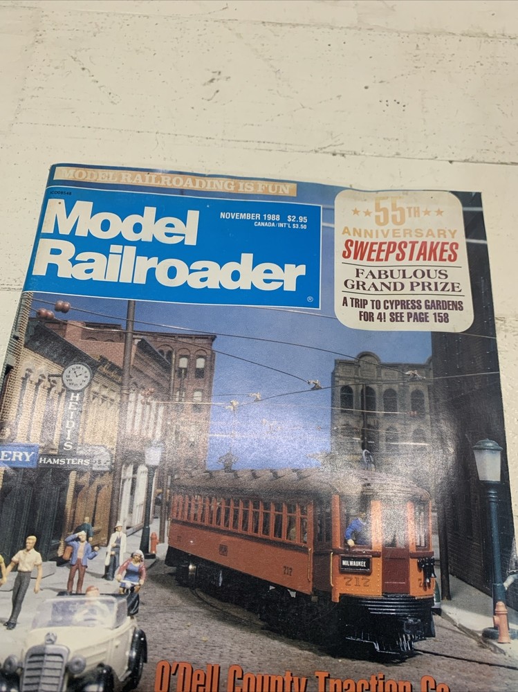 Model Railroader magazine November 1988