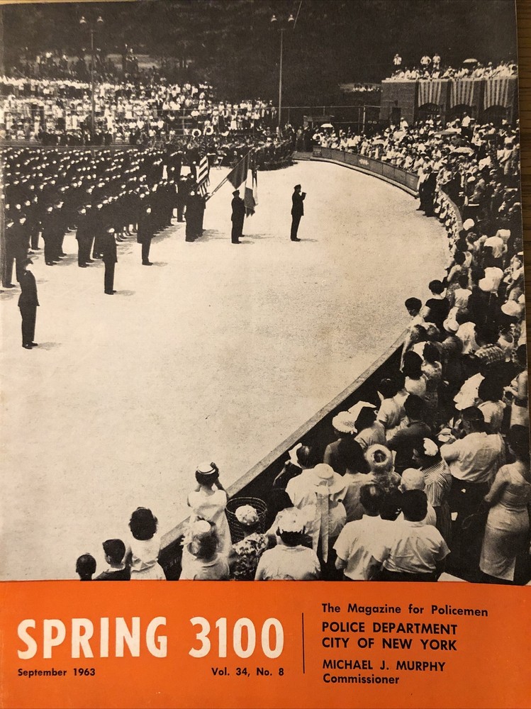 SPRING 3100 NYPD MAGAZINE SEPT 1963