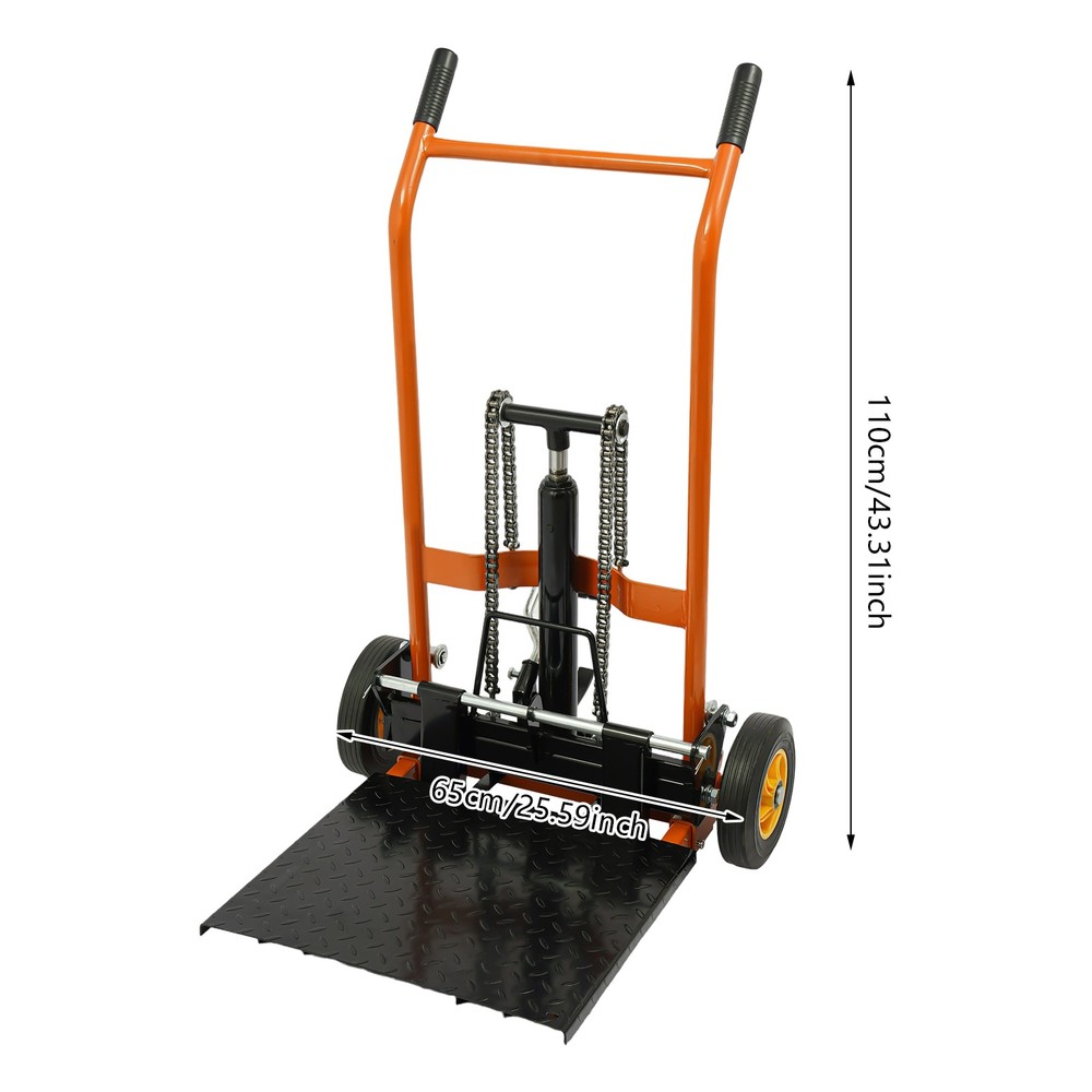 Lift Winch Stacker Adjustable Lift Stacker Hydraulic Material Lift Winch Stacker