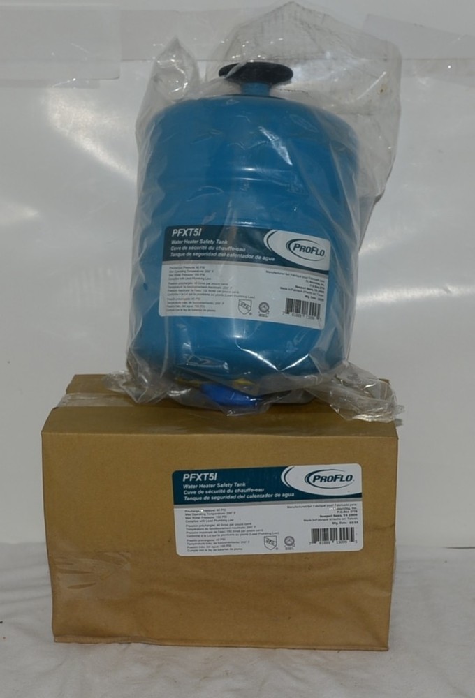 ProFlo PFXT5I Water heater Safety Tank Blue Steel 2.1 Gallons