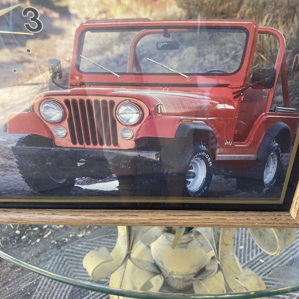 Renegade Jeep Clock