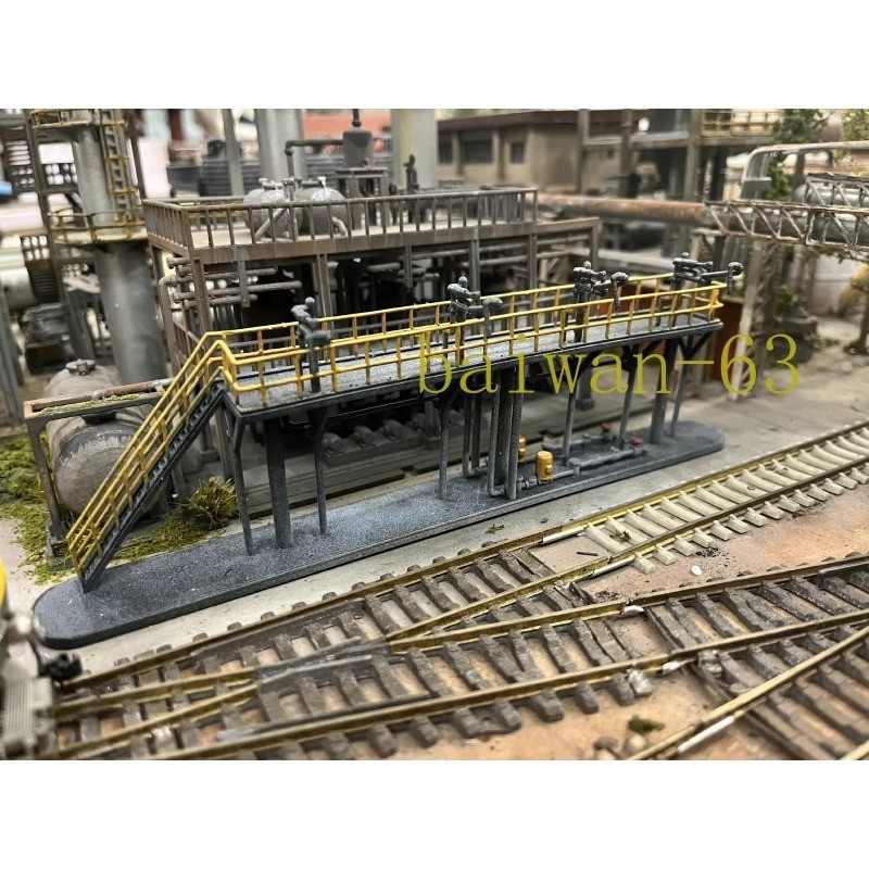 Ho Scale 1/87 Train Tanker Loading Unloading Platform Steam Water Adding Platfor