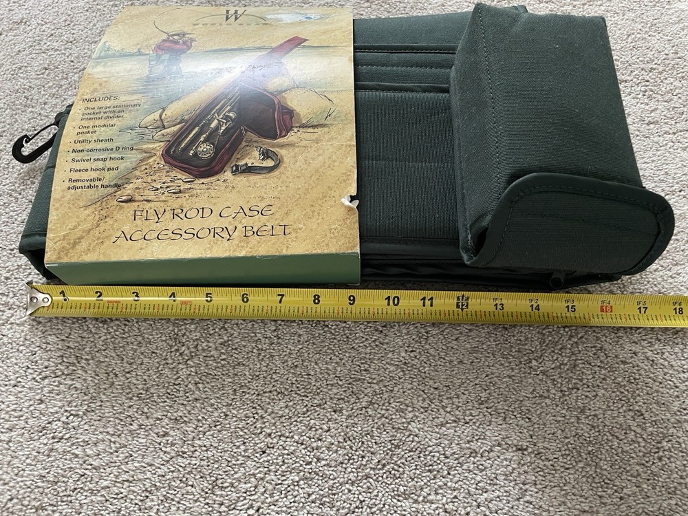 World Gear Fly Rod Case Accessory Belt NEW