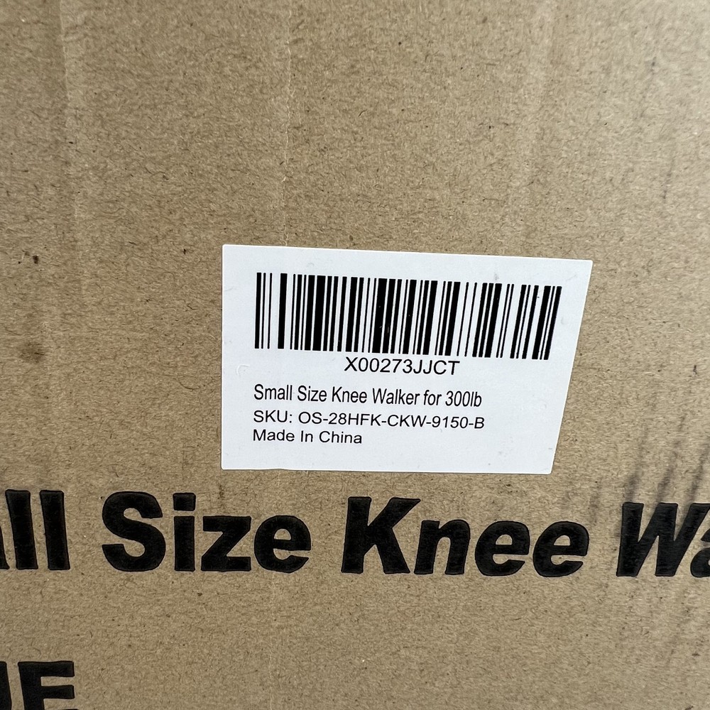 2025 OasisSpace Small Foldable Knee Scooter Walker BLUE – Open Box, Unused