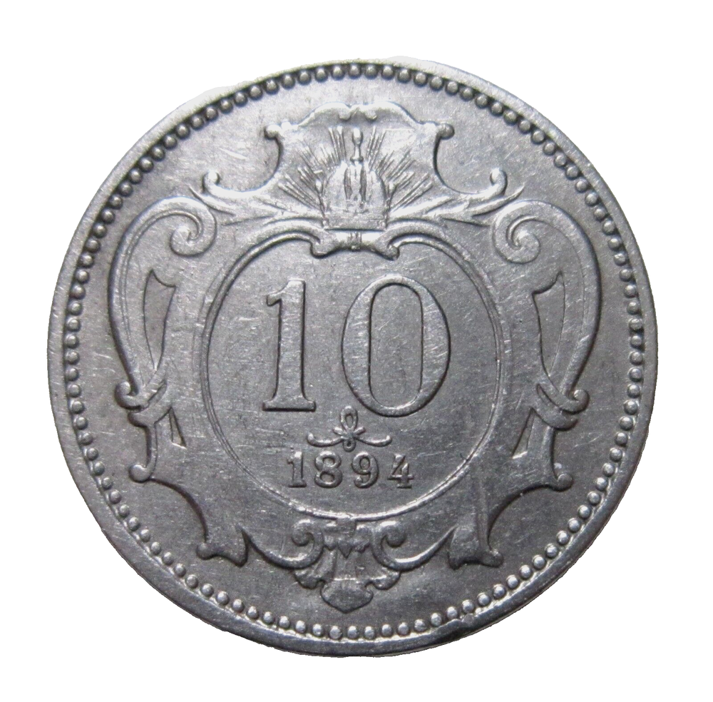 AUSTRIA. 10 HELLER, 1894.
