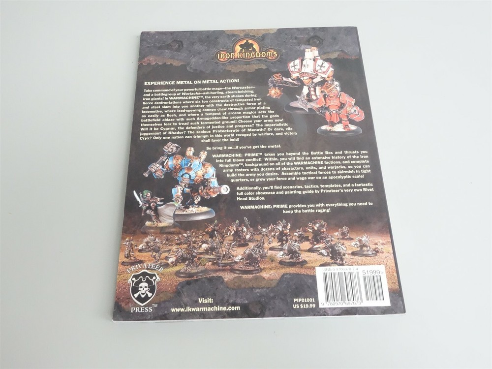 Privateer Press Warmachine Steam Powered Miniatures Combat- Prime