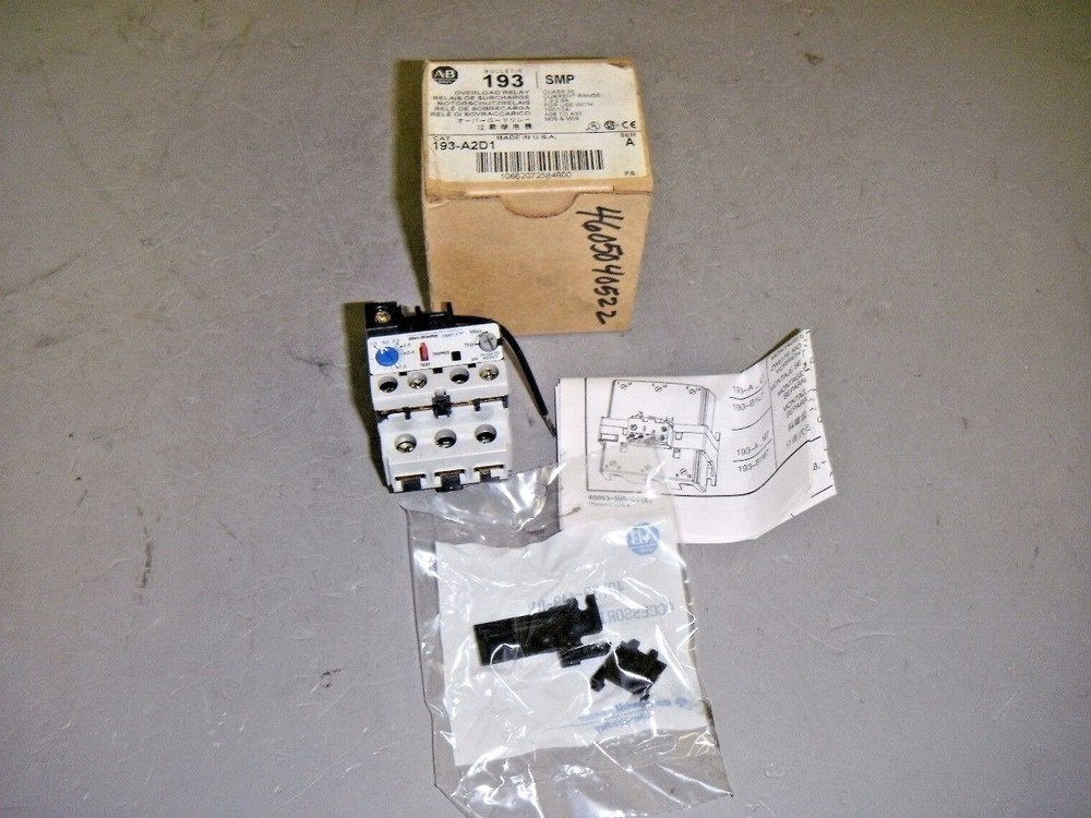Allen Bradley 193-AD21 Overload Relay Source1 4605040522