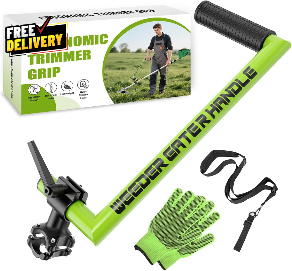 Upgraded Weed Eater Handle Ergonomic String Trimmer Handle with Adjustable Sh...