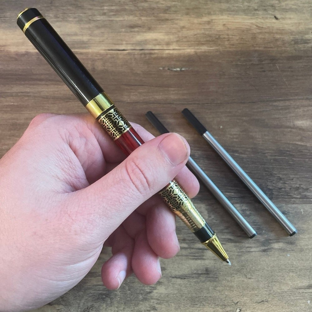 Luxury Brass Ball Point Pen w/ two refills