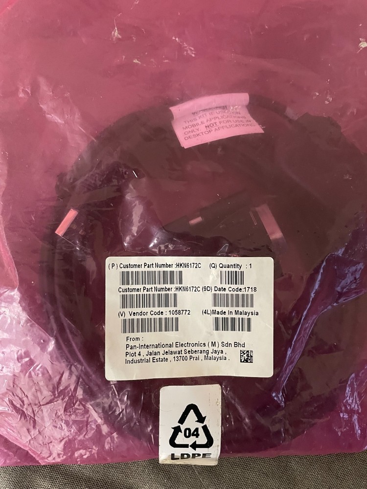 Motorola RKN4105A USB Programming Cable