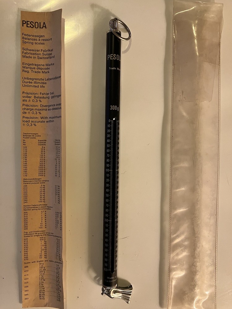 Pesola Spring Scale Pocket Precision 300g