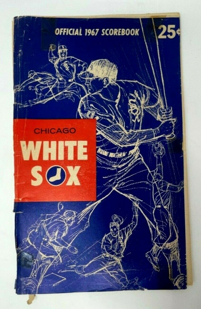 Vintage 1967 Chicago White Sox Official Scorecard Program
