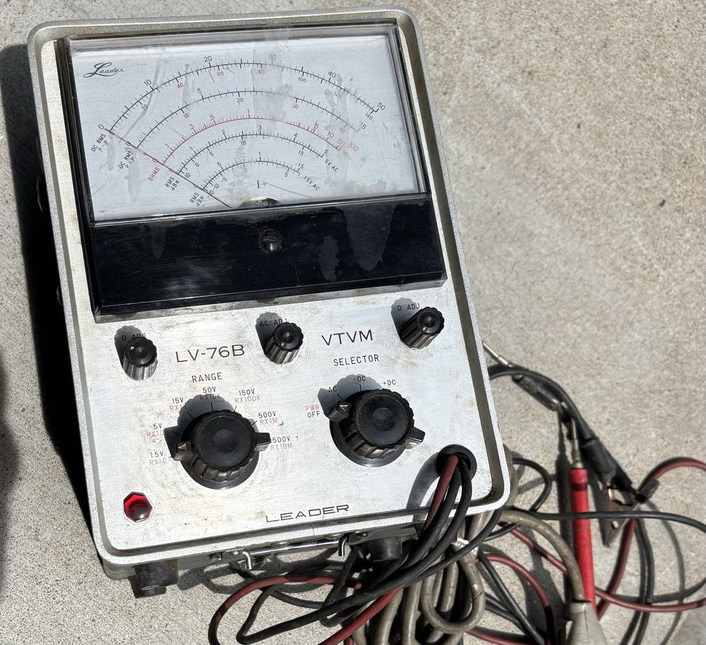 Leader LV-76B, VTVM, Voltmeter