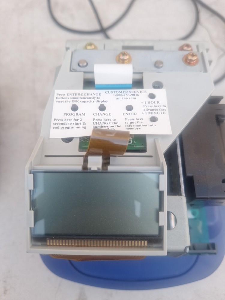 Amano TCX-45 Atomic Time Clock - Tested, Working