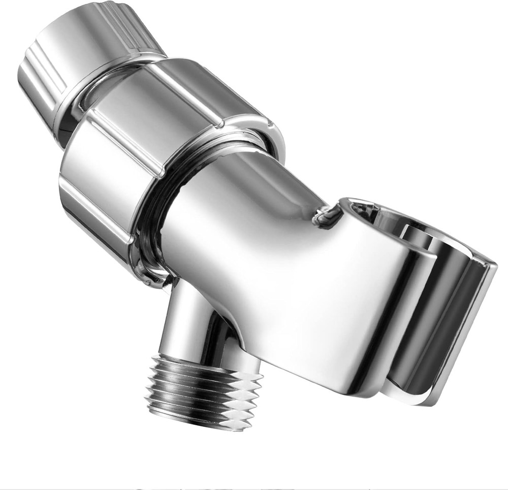 OFFO Shower Head Holder for Handheld Head, Adjustable Chrome