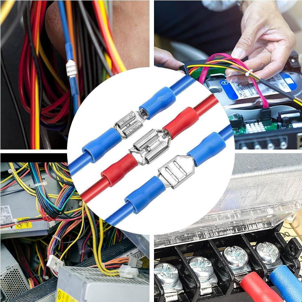 Electrical Wire Crimp Terminals Assorted Insulated Port Connectors Kit 280PCS