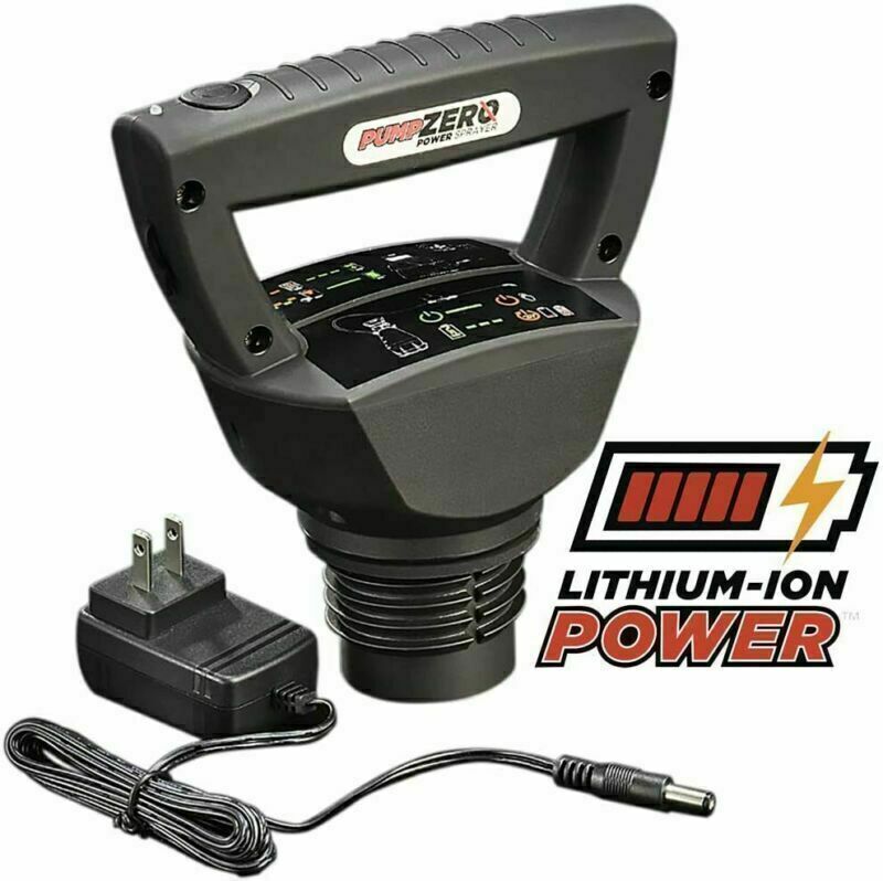 Rechargeable Lithium-Ion Battery Powered Pump Zero Technology Sprayer 2-Gallon