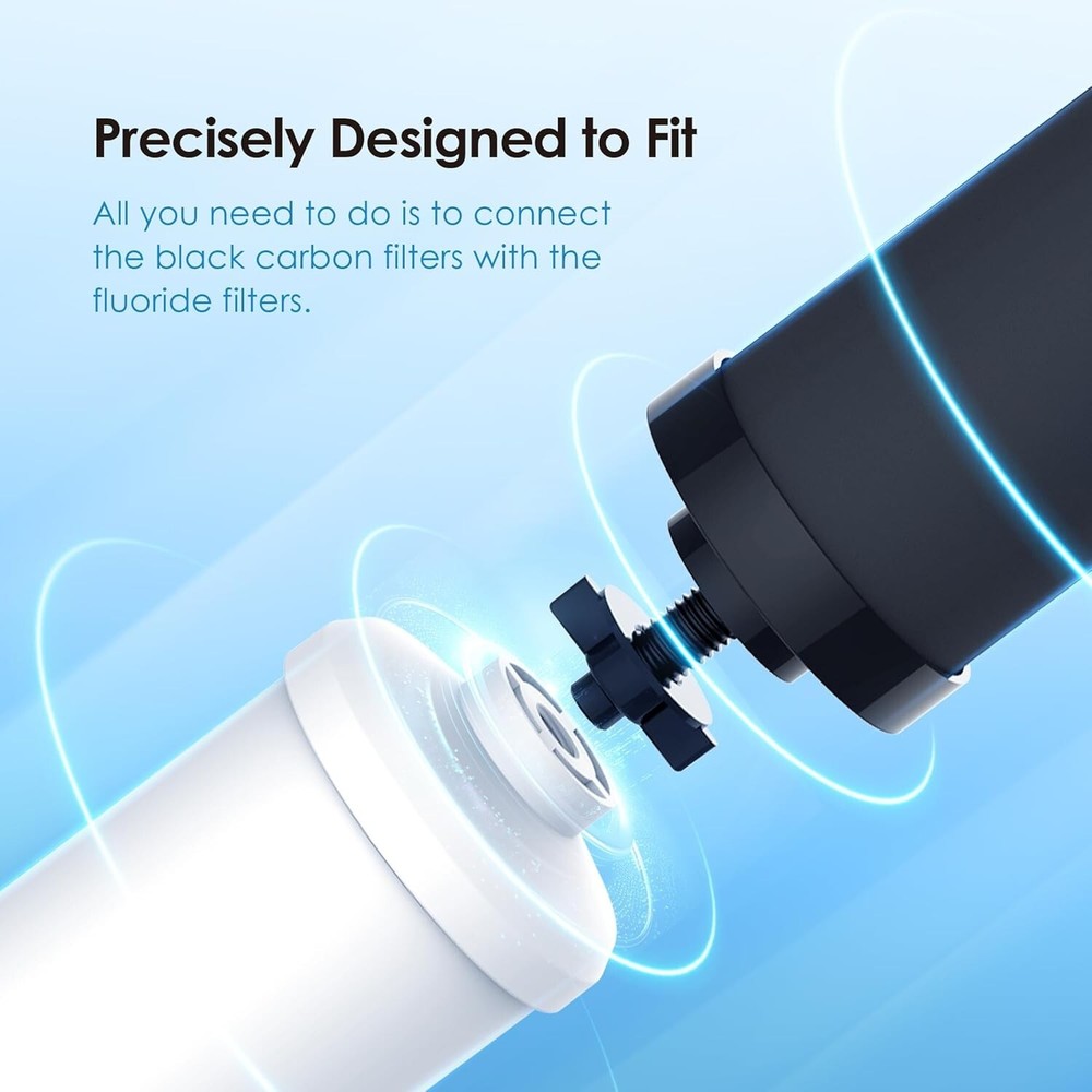 Waterdrop NSF/ANSI 42&372 Standard Gravity Water Filter, Replacement for Berkey®