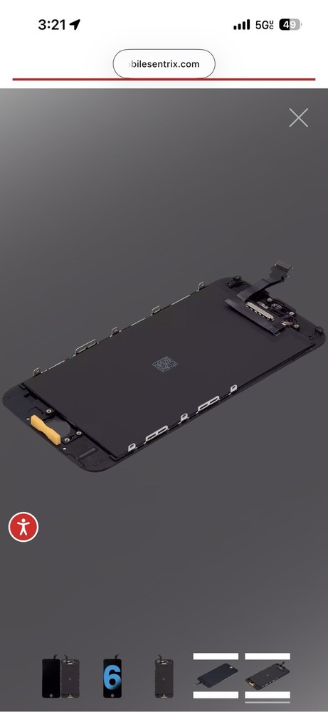 iphone 6 lcd screen replacement BLACK