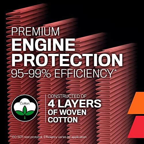 High-Flow Original Lifetime Engine Air Filter: Increase Performance: