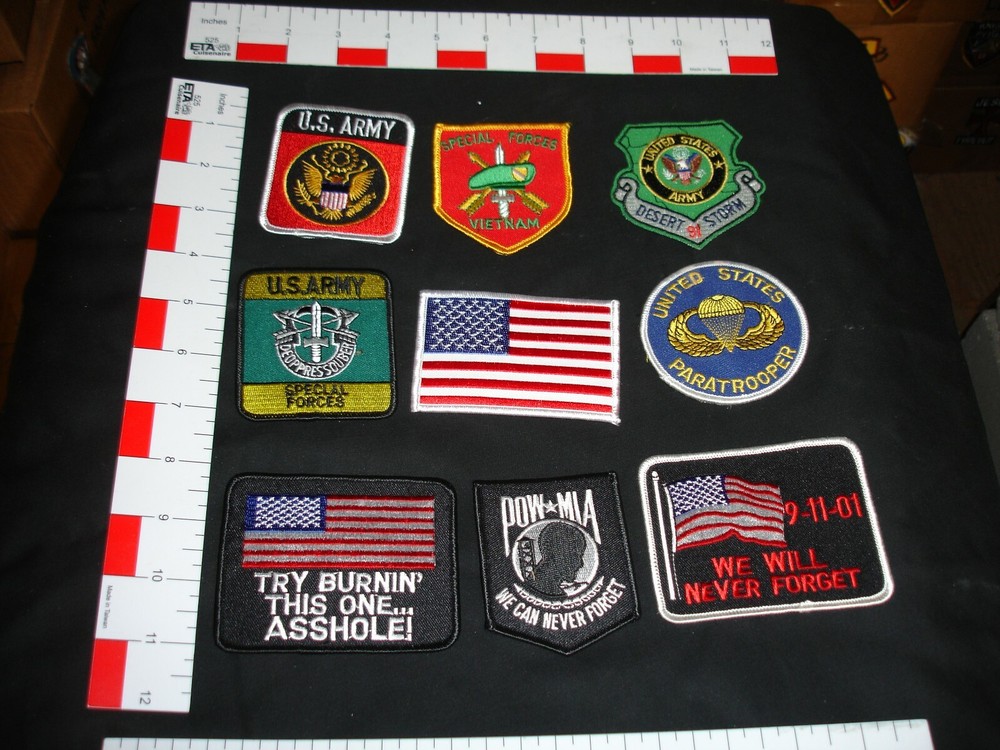 US Army Patch Set 9 patches
