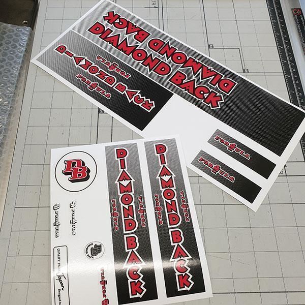 1983 Diamond Back - Formula 1 decal set