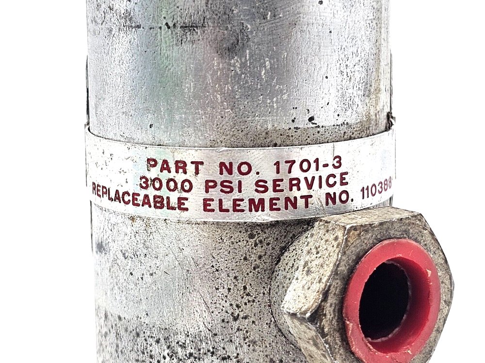 1701-3 WATERMAN HYDRAULICS LINE FILTER 3000PSI