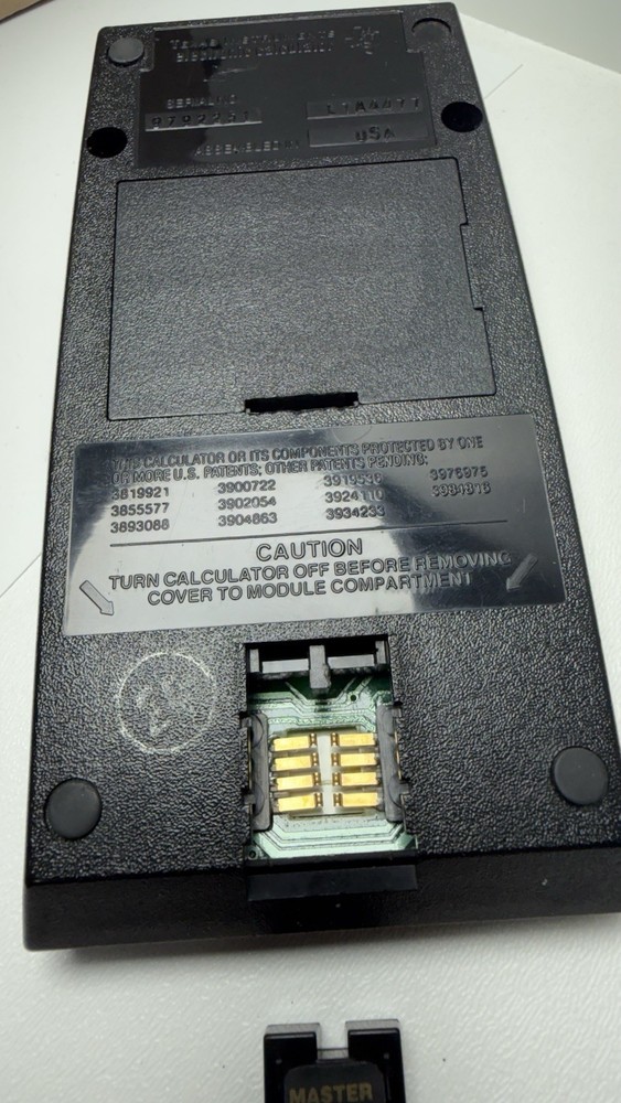 Texas Instruments TI-59 Programmable Calculator Applied Statistics Module Par
