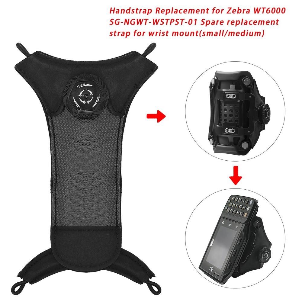 P/N: SG-NGWT-WSTPST-01 Zebra WT6000 Replacement Strap Wrist (Small/Medium)