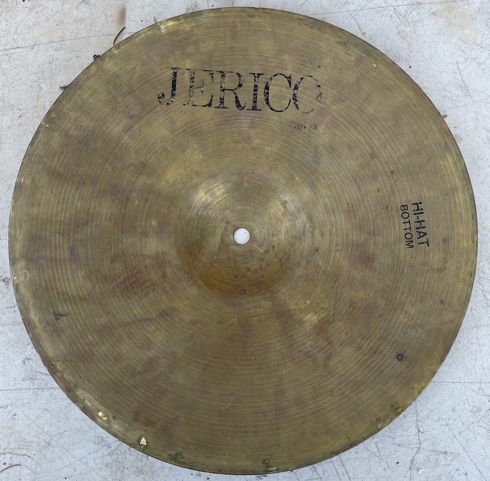 Jerico Hi Hat Bottom 14” Brass Drums Cymbal