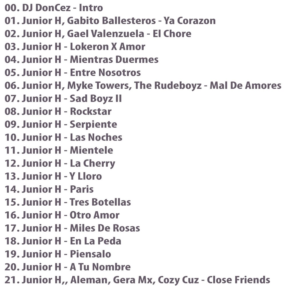 DJ DonCez - Junior H Mega Hits 2