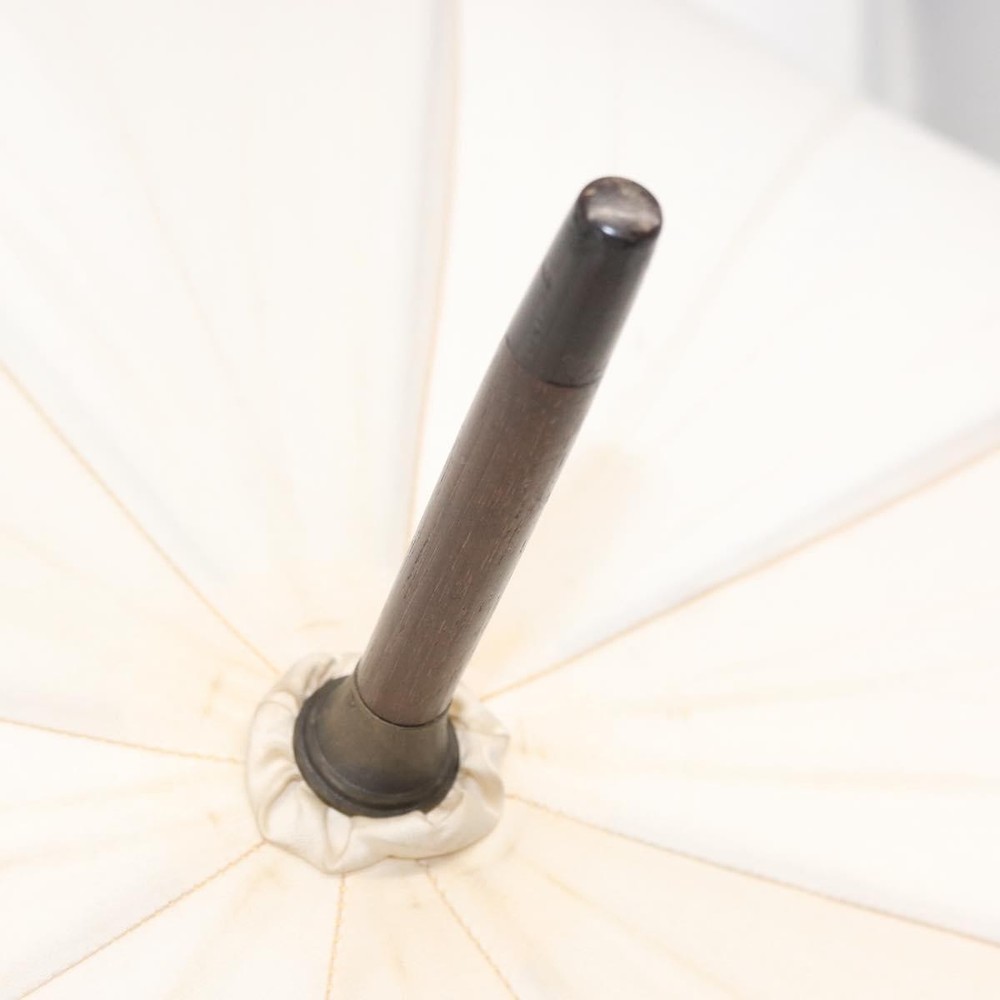 PRADA Umbrella Polyester Ivory Auth 151377