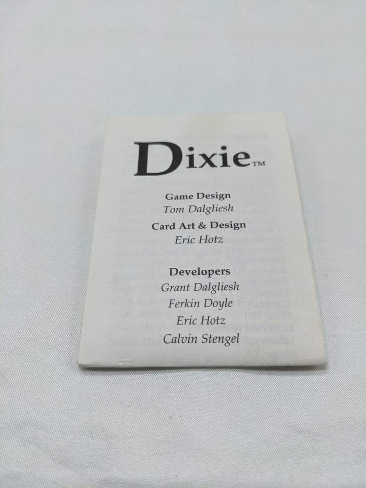 Dixie 1st Bull Run Edition Starter Deck