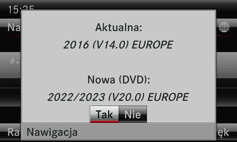 Mercedes COMAND NTG 4.5/4.7 Europe V20 MAP UPDATE + ACTIVATION CODE navigation