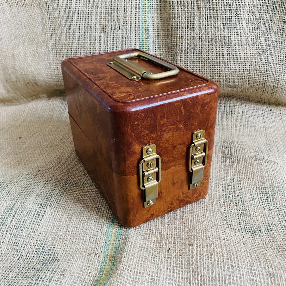 Soviet Bakelite box. Russian Shells/cartridges storage container. Ammo box USSR.