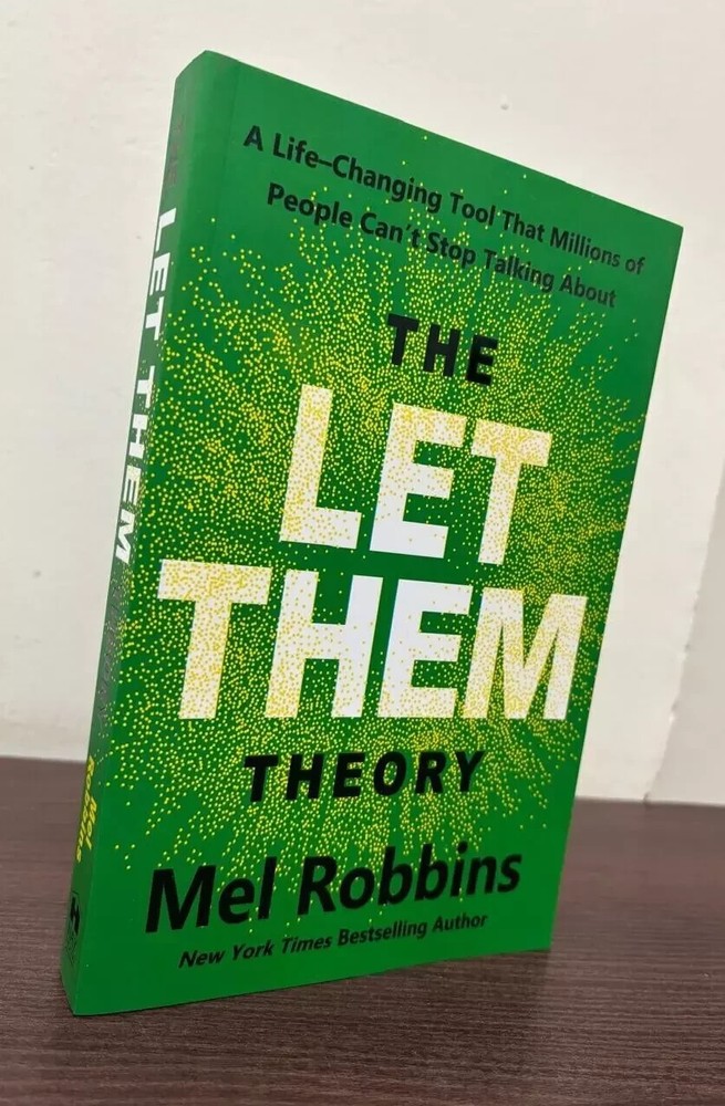 The Let Them Theory By Mel Robbins, Paperback.....