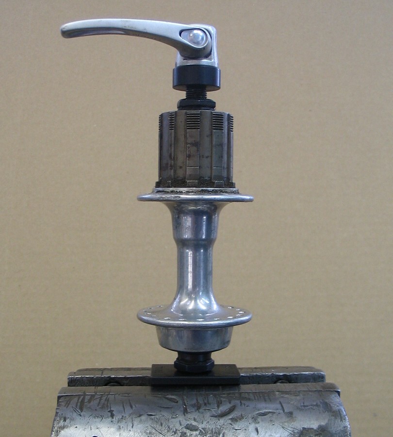 Stein Hub Axle Vise for precise bearing adjustment