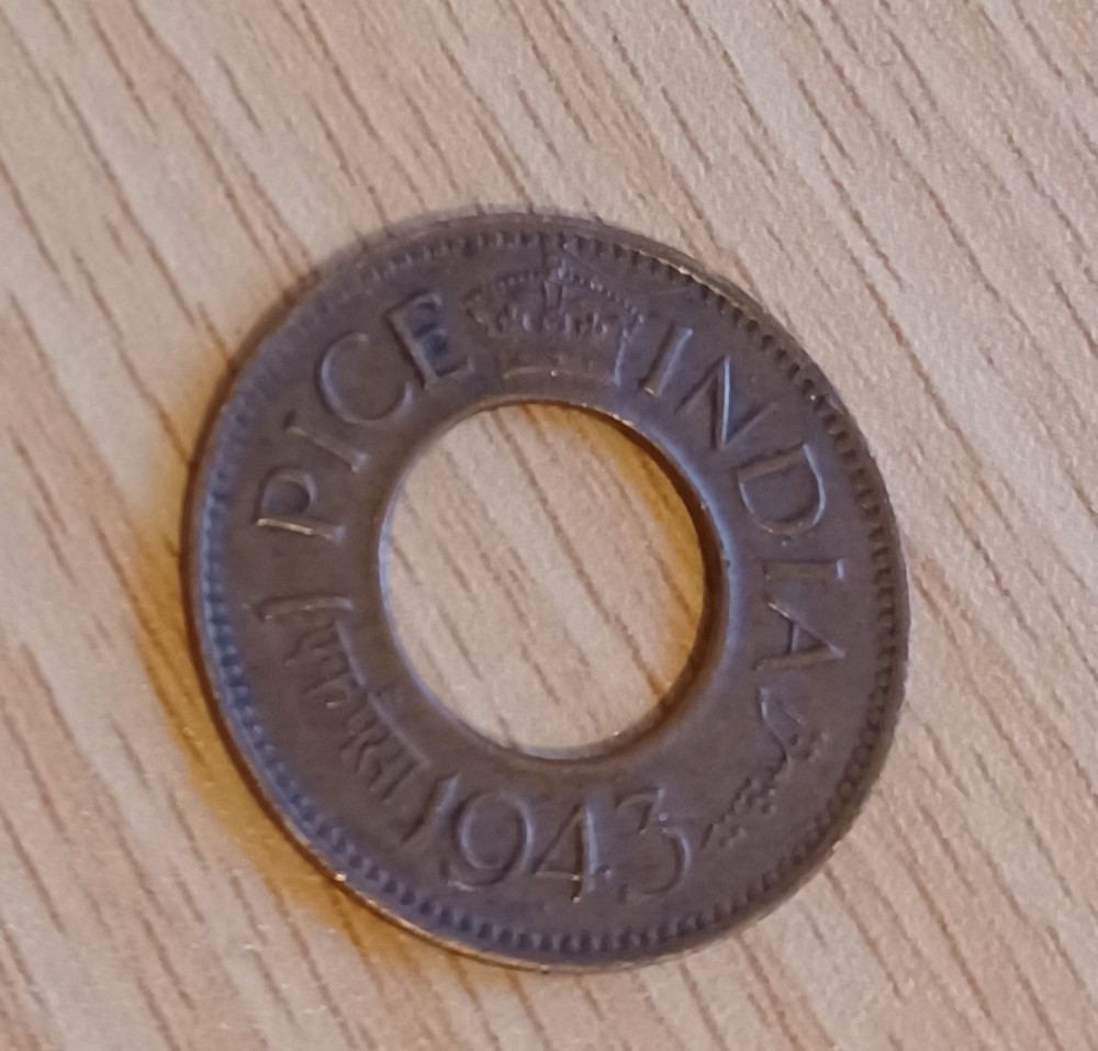 India British 1 Pice 1943