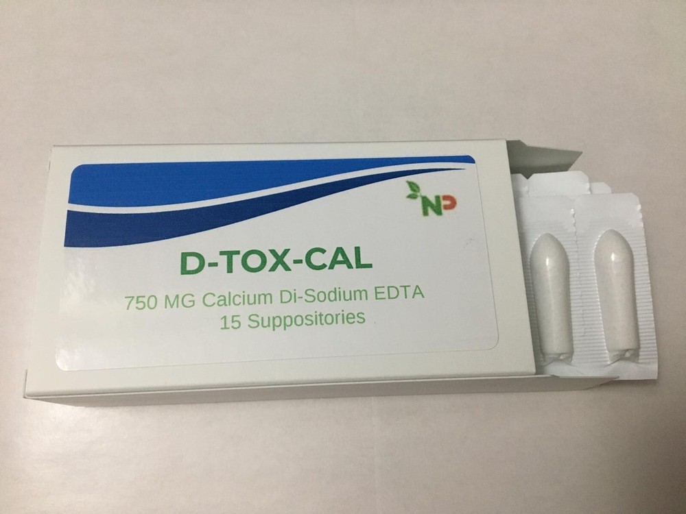 EDTA 750mg Suppository - 15 Count X 2